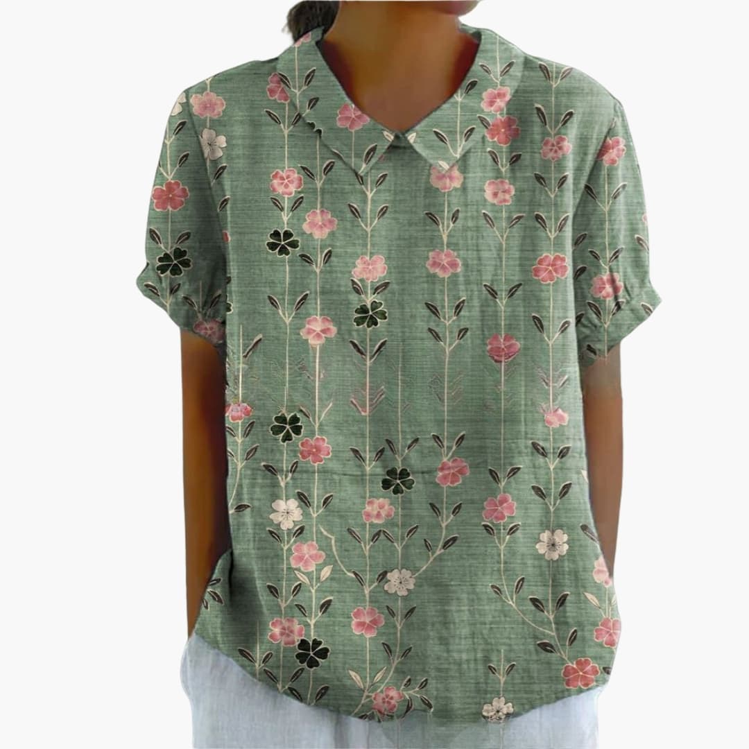 Women's Long Sleeve Button-Down Shirt Loose Fit