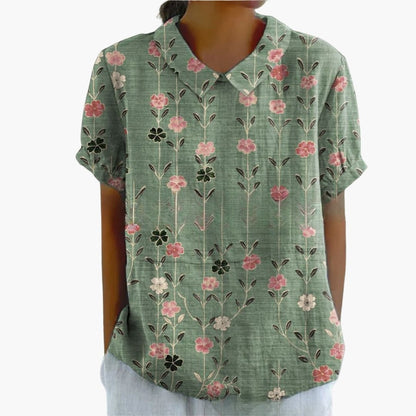 Women's Long Sleeve Button-Down Shirt Loose Fit
