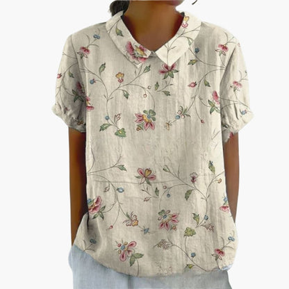 Women's Long Sleeve Button-Down Shirt Loose Fit