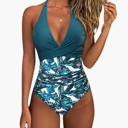 Women's Push Up One Piece Swimsuit Adjustable Strap