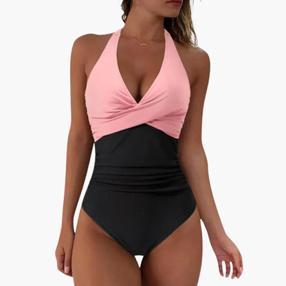 Women's Push Up One Piece Swimsuit Adjustable Strap