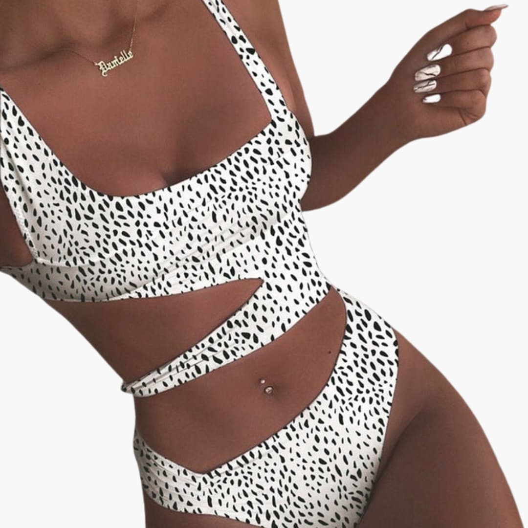Women's Push Up One Piece Swimsuit Padded Adjustable Straps