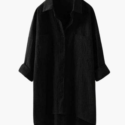 Women's Long Sleeve Blouse Relaxed Fit Blend