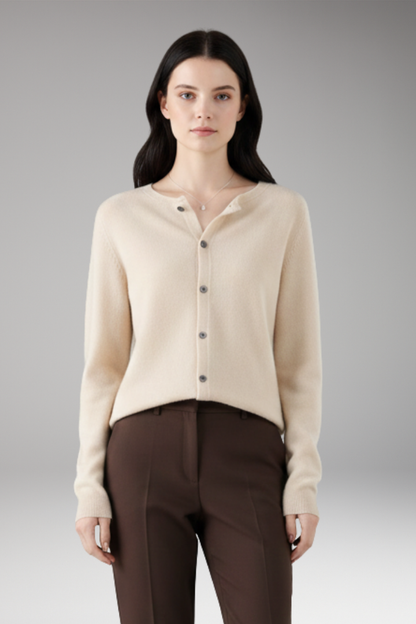 Women's V-Neck Button Cardigan