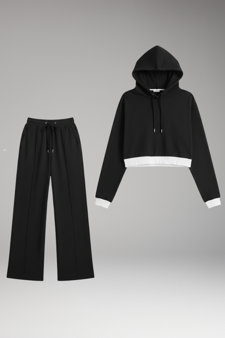 Women's Hooded Sweat Suit - 
Fashinoza