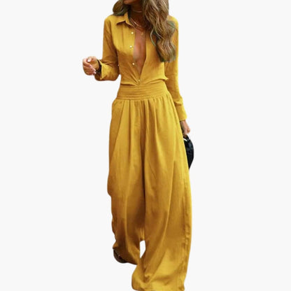 Women's Jumpsuit Elastic Waist Wide Leg