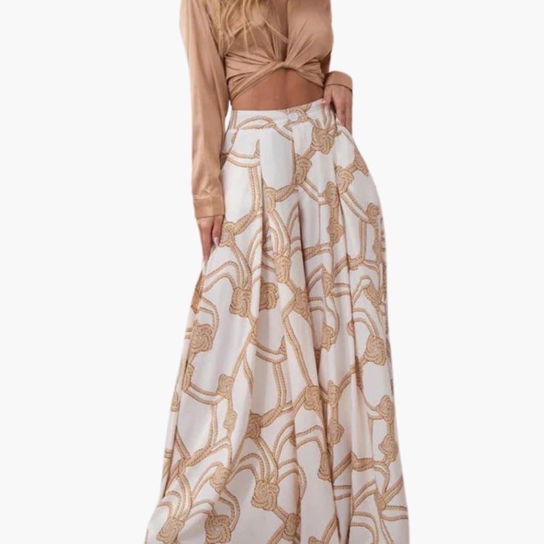 Women's Sleeveless Crop And Long Skirt Dress