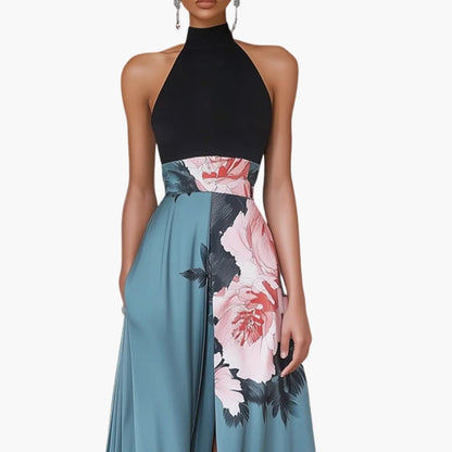 Women's Sleeveless Maxi Dress Side Slit
