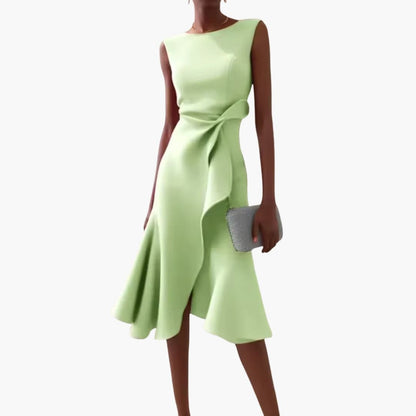 Women's Asymmetrical Sleeveless Midi Dress