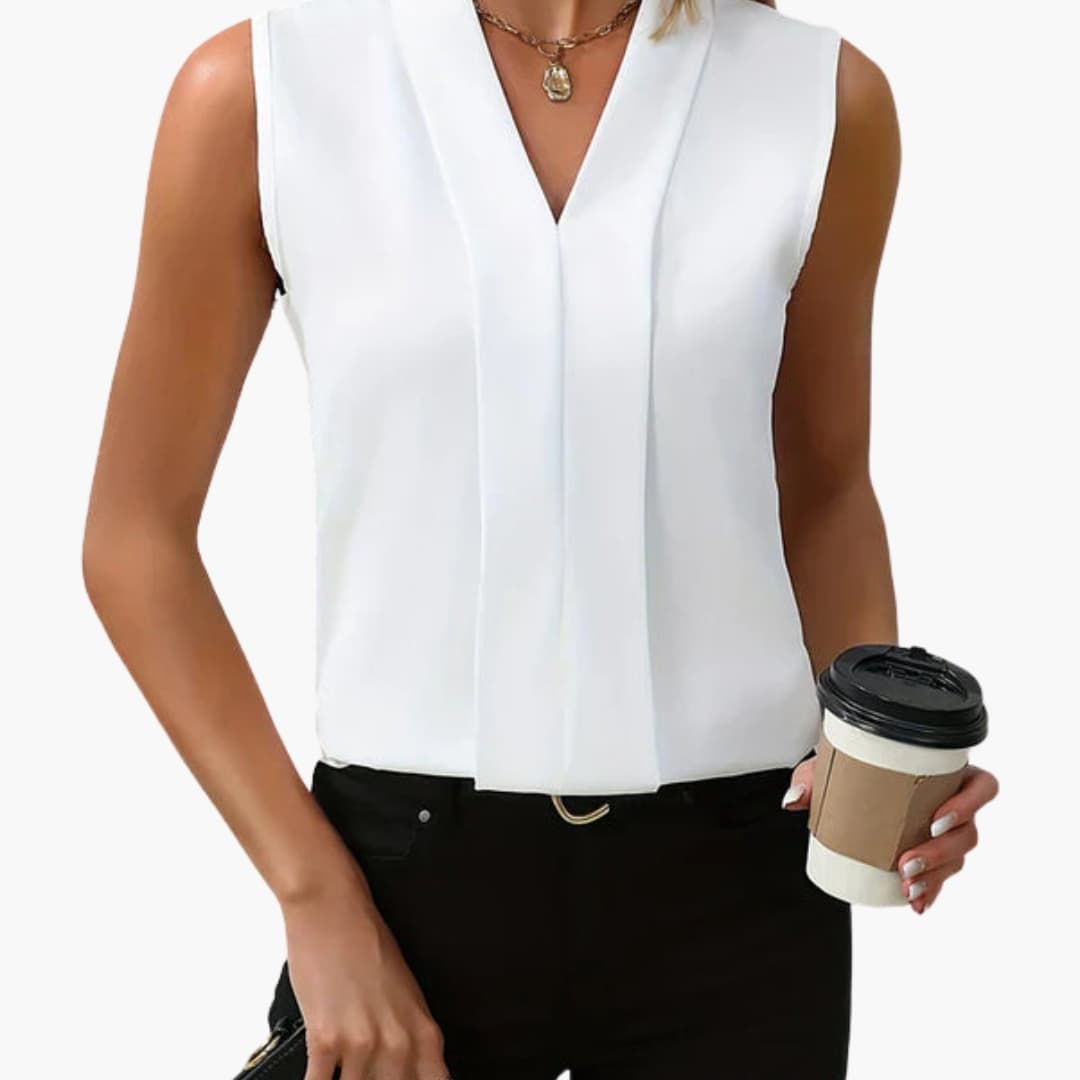 Women's Sleeveless Tank Regular Fit - Fashinoza
