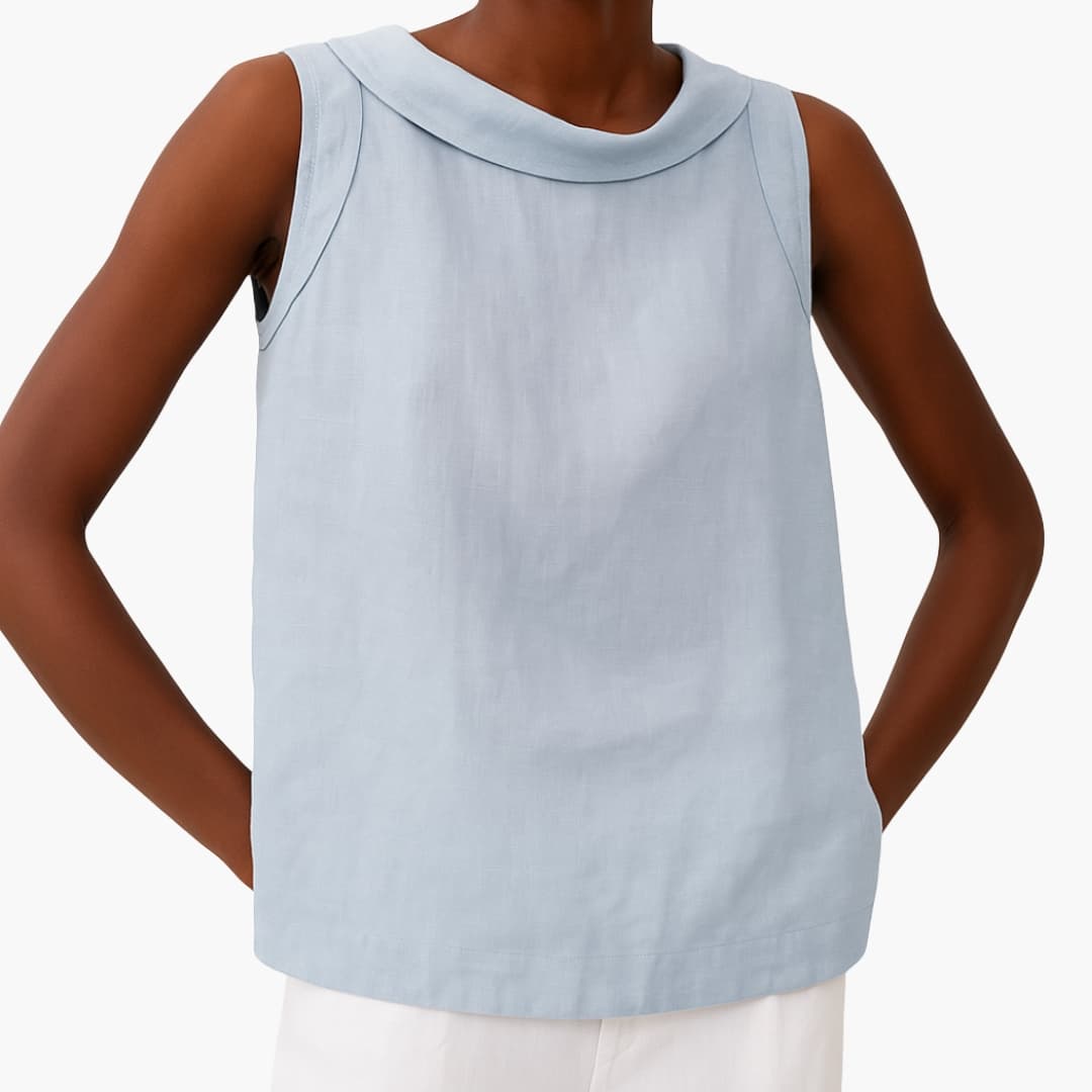 Women's Sleeveless Roll Neck