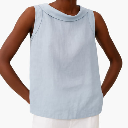Women's Sleeveless Roll Neck