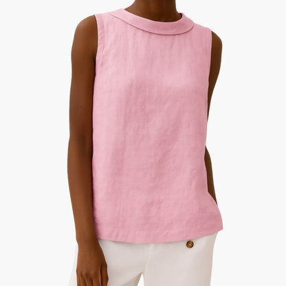Women's Sleeveless Roll Neck