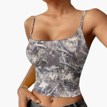 Women's Camouflage Sleeveless Lightweight