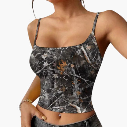Women's Camouflage Sleeveless Lightweight
