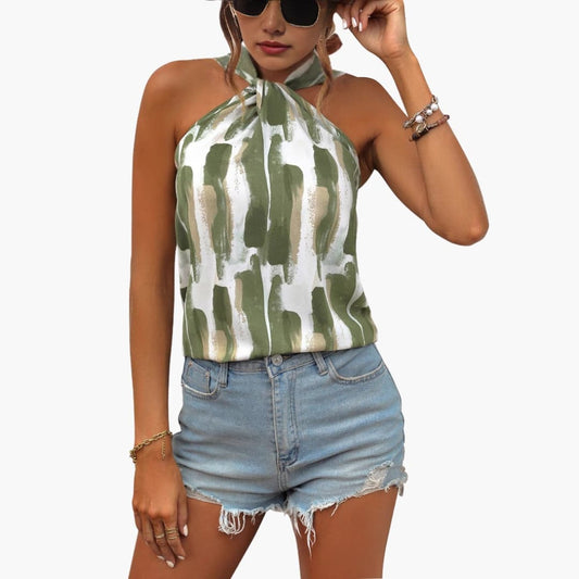 Women's Sleeveless Knot Lightweight - Fashinoza