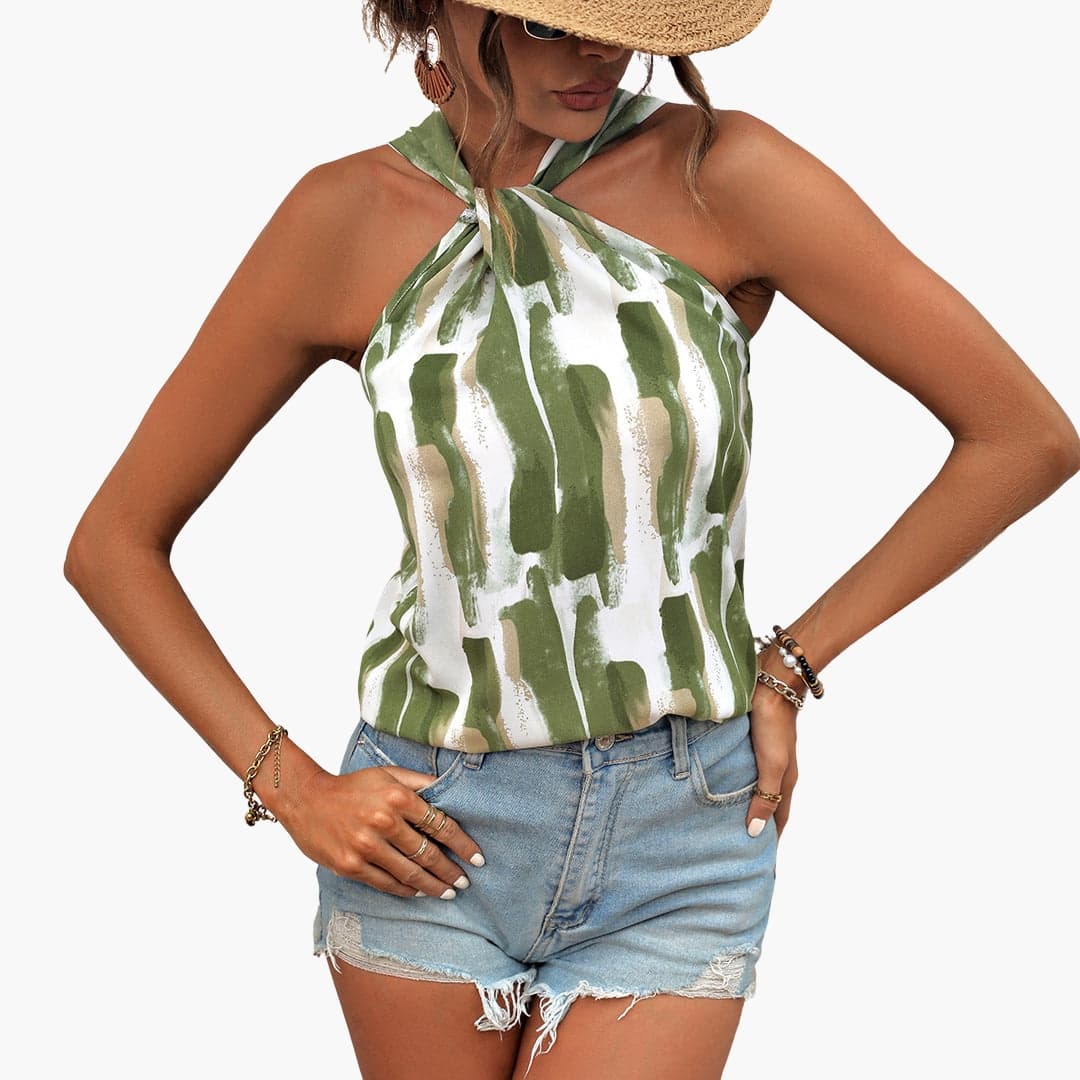 Women's Sleeveless Knot Lightweight
