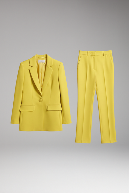 Women's Two Piece Suit Jacket Trousers - 
Fashinoza