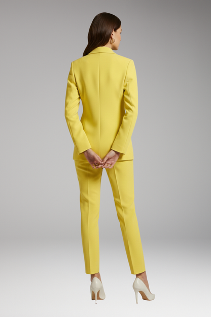 Women's Two Piece Suit Jacket Trousers