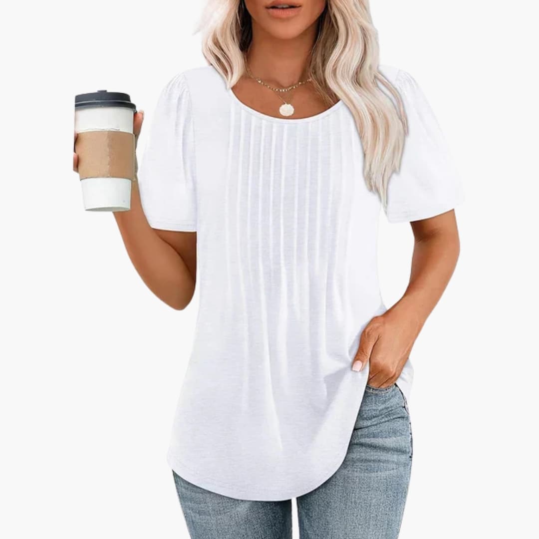 Women's Relaxed Fit Round Neck T-Shirt