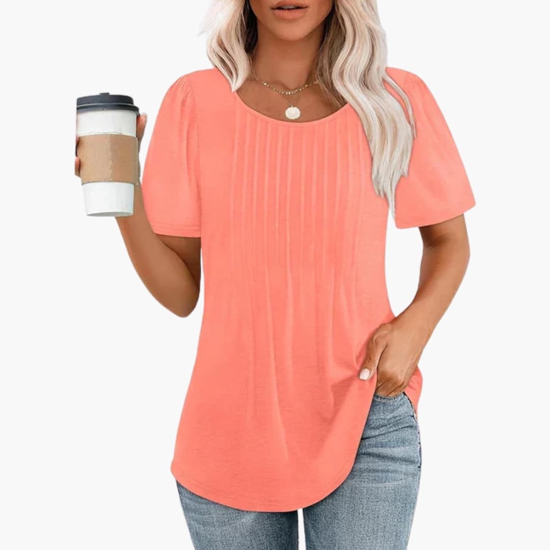 Women's Relaxed Fit Round Neck T-Shirt