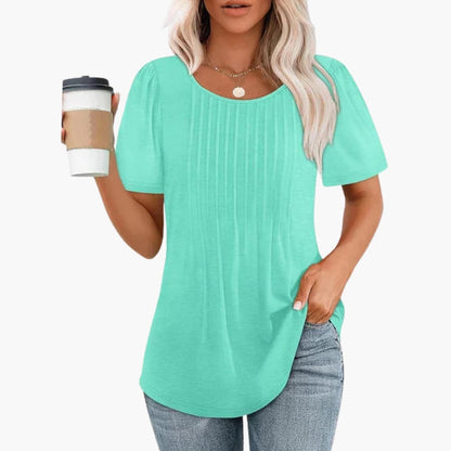 Women's Relaxed Fit Round Neck T-Shirt