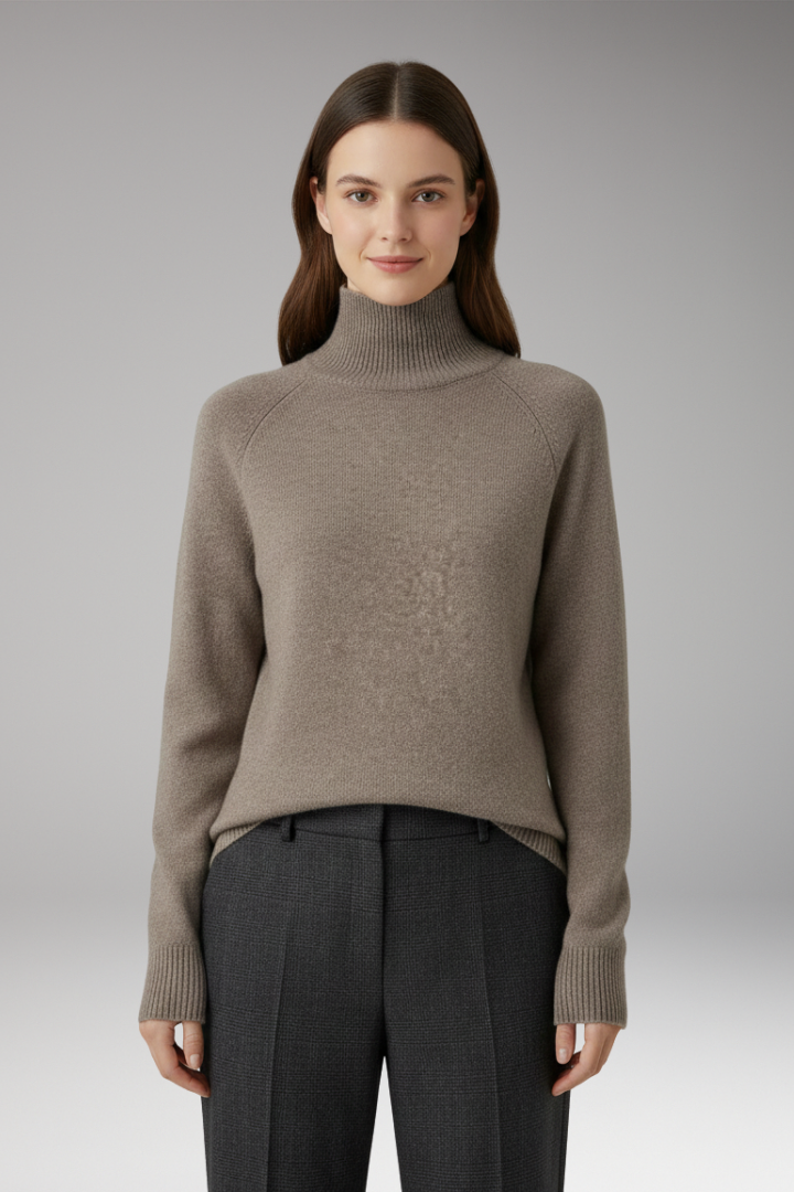 Women's Turtleneck Sweater Long Sleeves