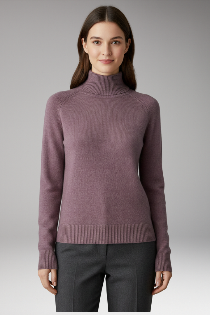 Women's Turtleneck Sweater Long Sleeves