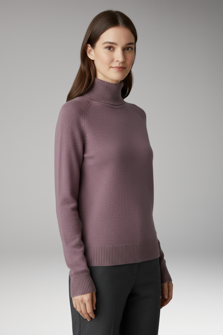 Women's Turtleneck Sweater Long Sleeves
