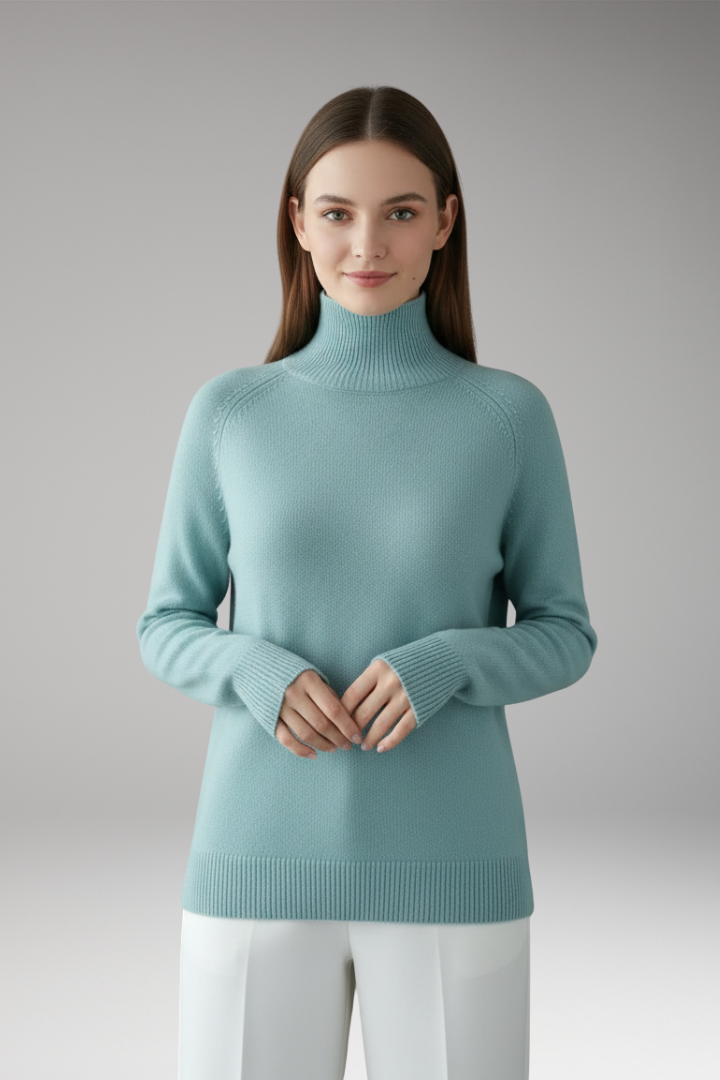 Women's Turtleneck Sweater Long Sleeves