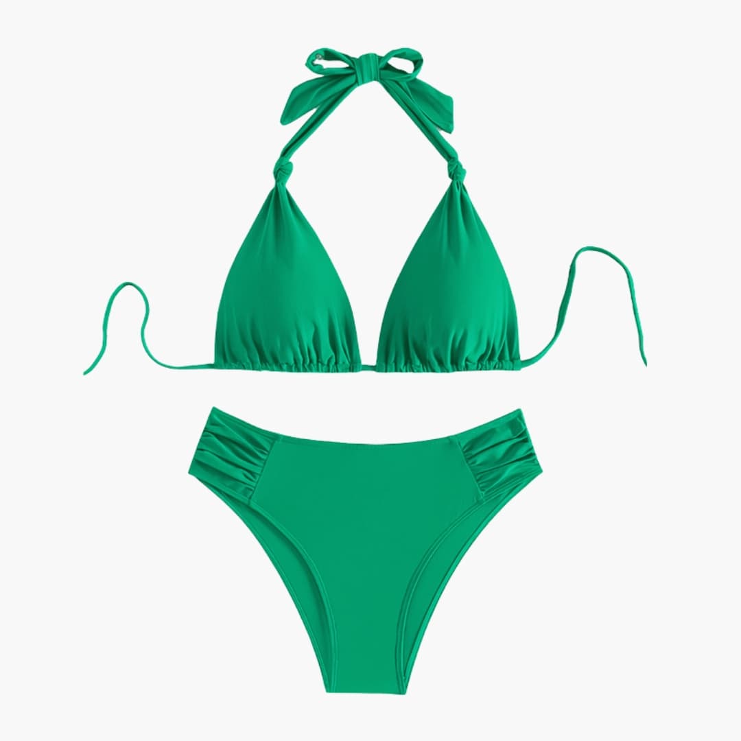 Women's Triangle Bikini Adjustable Tie Closure