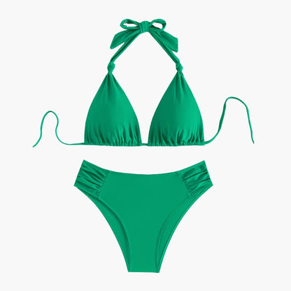 Women's Triangle Bikini Adjustable Tie Closure
