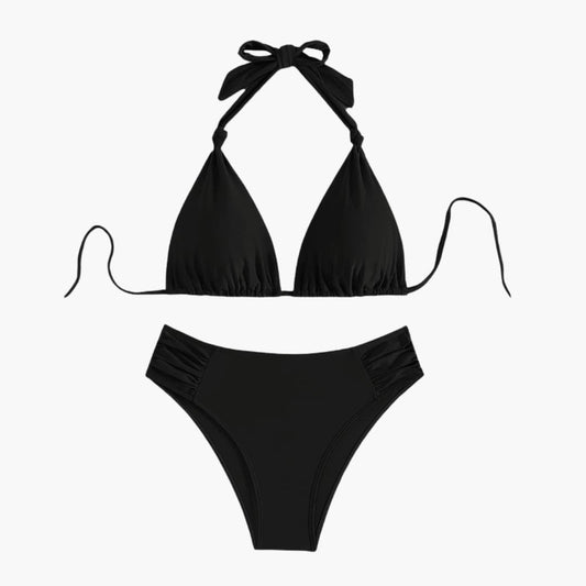 Women's Triangle Bikini Adjustable Tie Closure - Fashinoza