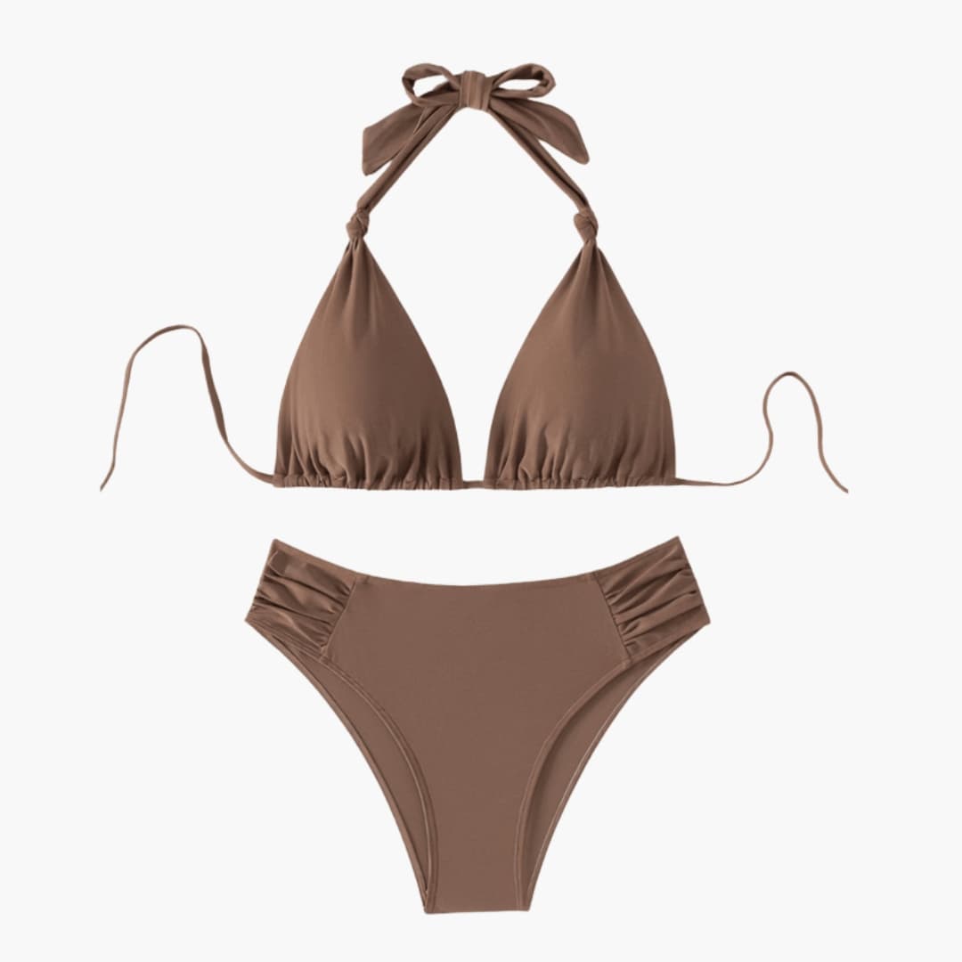 Women's Triangle Bikini Adjustable Tie Closure