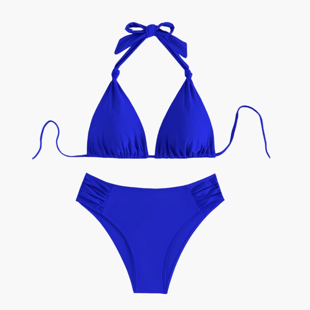 Women's Triangle Bikini Adjustable Tie Closure