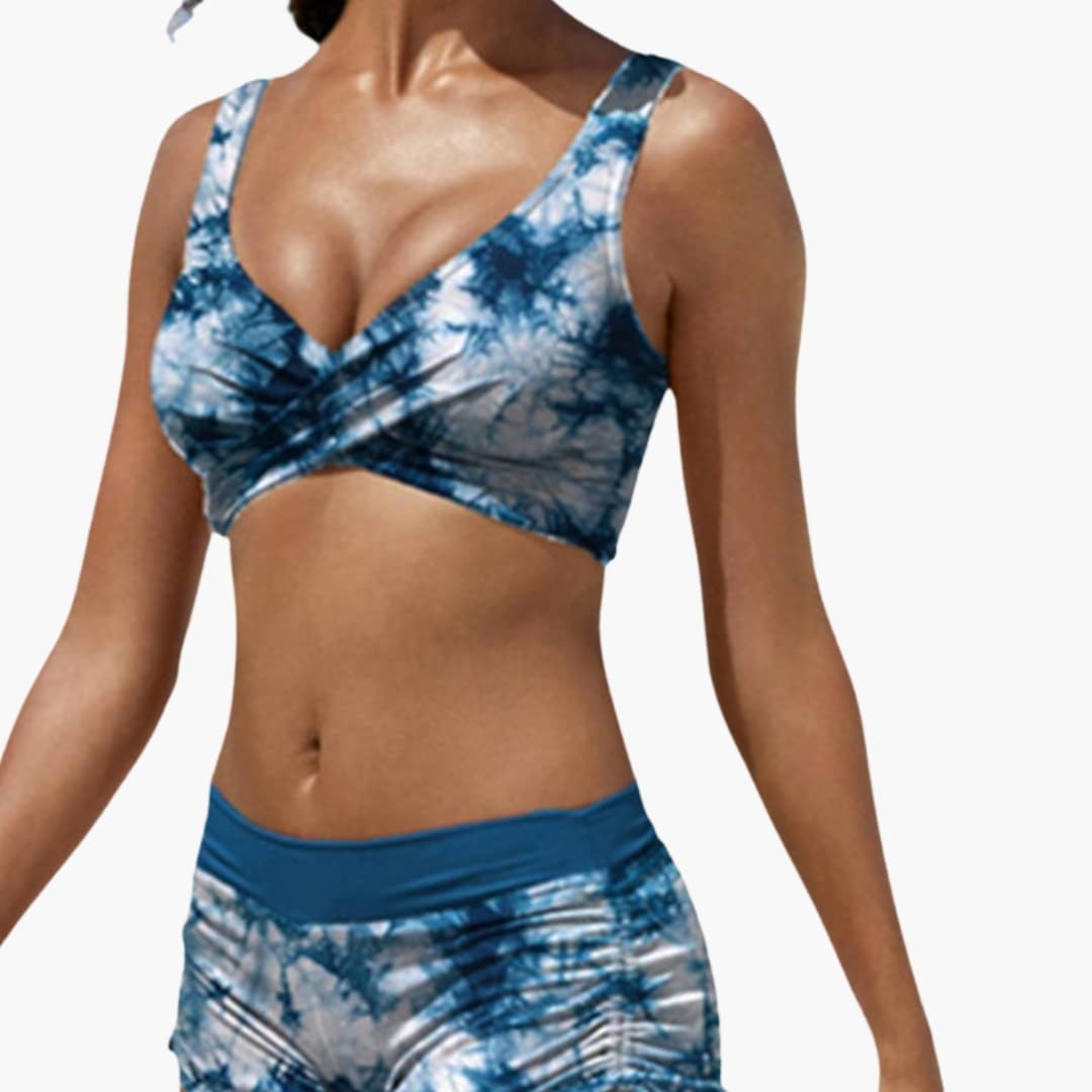 Women's Twist Front Bikini Swimsuit Set