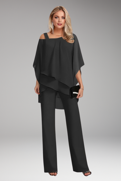 Women's 2 Piece Wide Leg Pants Set
