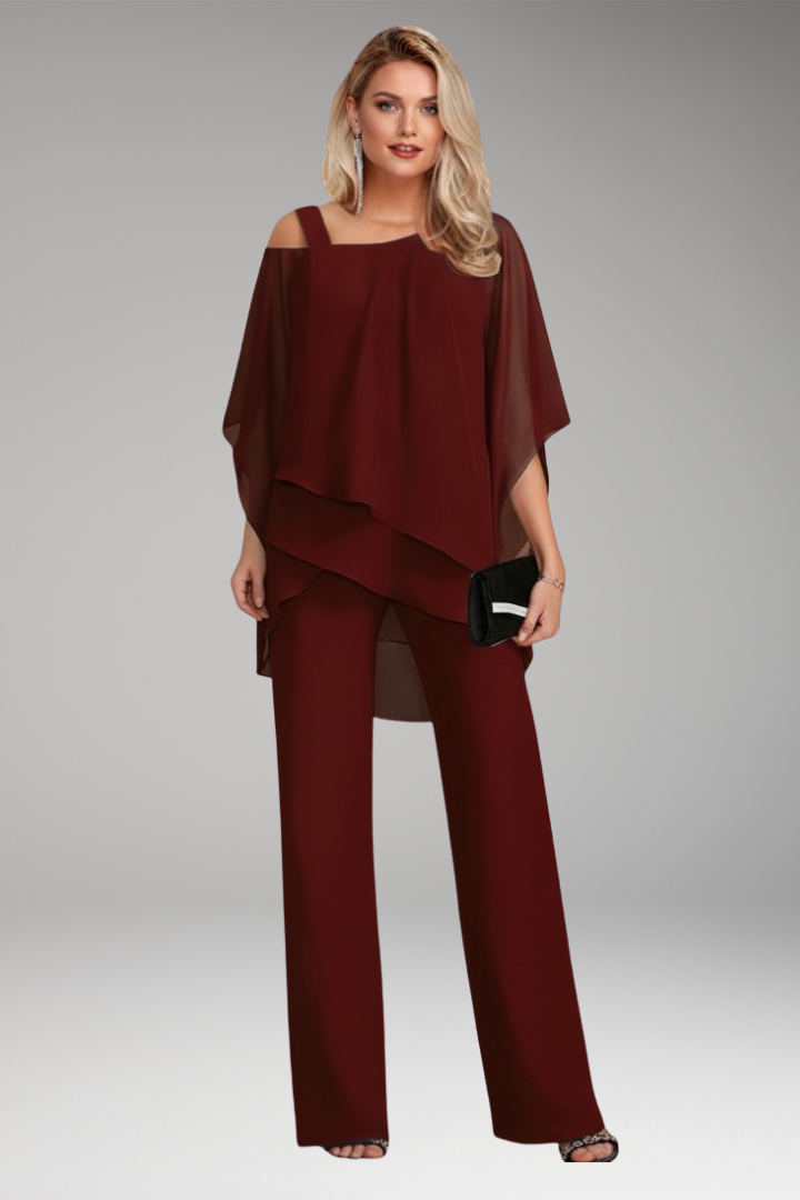 Women's 2 Piece Wide Leg Pants Set