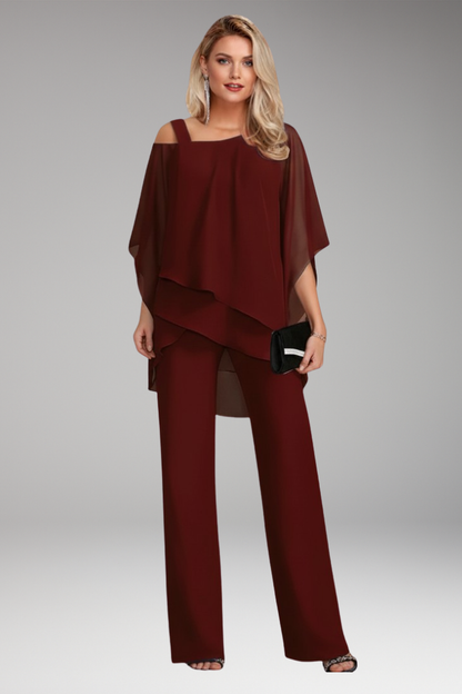 Women's 2 Piece Wide Leg Pants Set