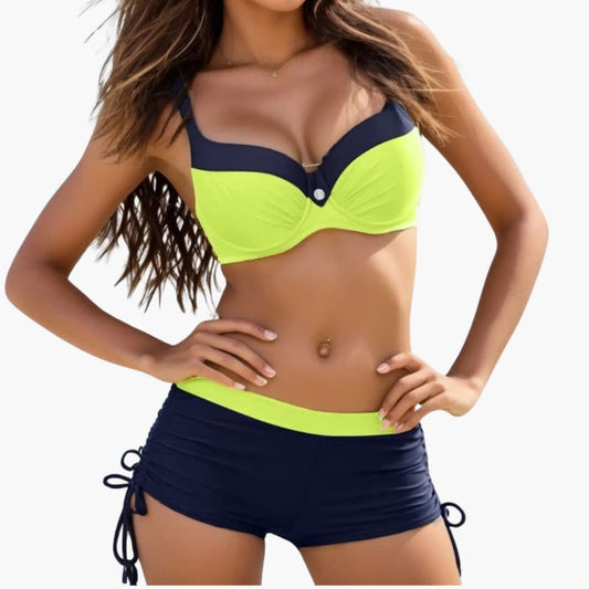Women's Push-Up Bikini Set Padded Underwire - Fashinoza