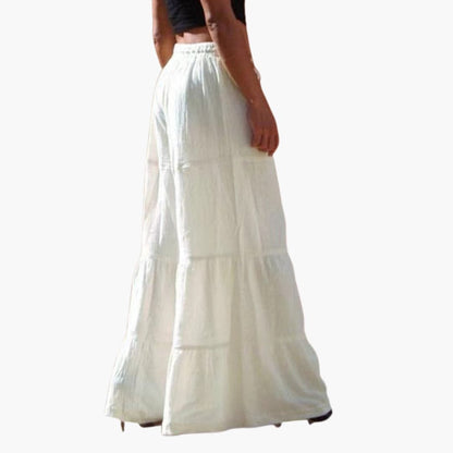 Women's Elastic Waist Wide Leg Pants