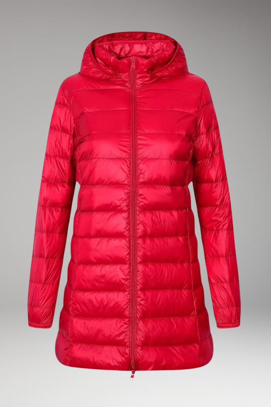 Women's Quilted Hooded Winter Jacket - 
Fashinoza
