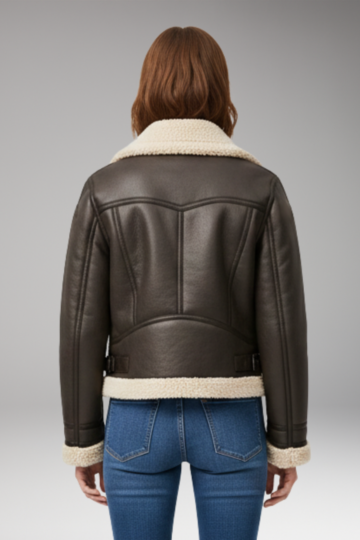 Women's Zip Up Belted Jacket
