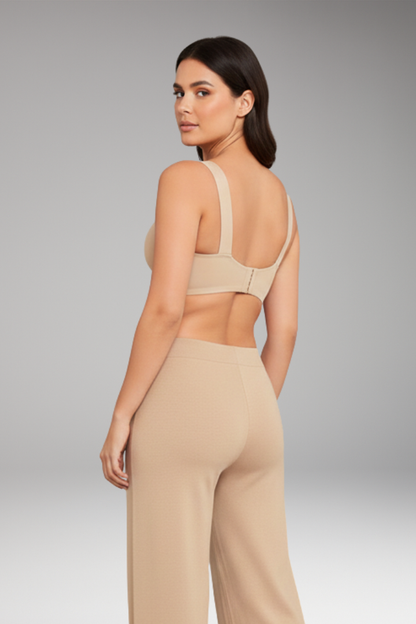 Women's Adjustable Strap V-Neck Bra