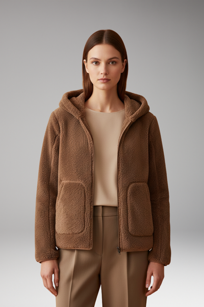 Women's Fleece Jacket Full Zip Hooded