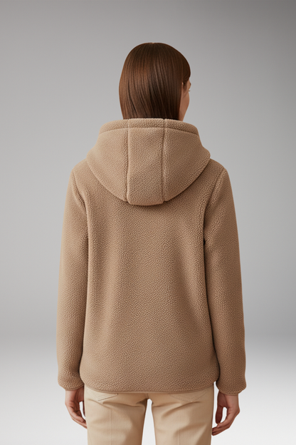 Women's Fleece Jacket Full Zip Hooded