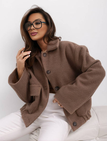 Women's Winter Casual Coat Warm Wool Blend