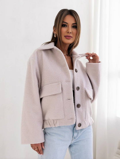 Women's Winter Casual Coat Warm Wool Blend