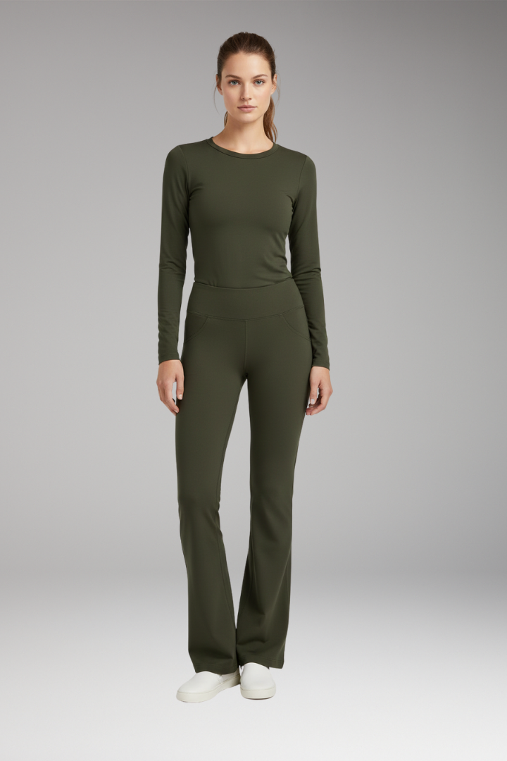 Women's High Waist Wide Leg Pants