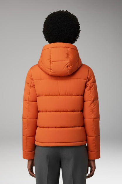Women's Puffer Jacket Padded Water Resistant Black